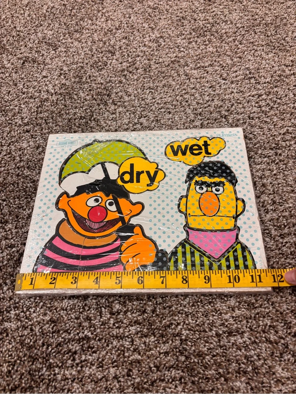 1973 Sesame Street Bert & Ernie Pop Art puzzle